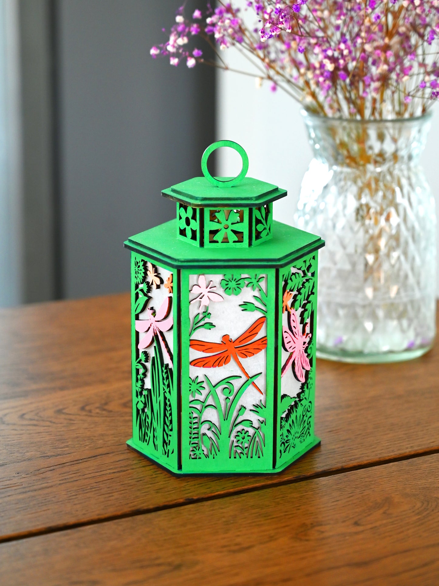 Dragonfly Dance Art Lantern
