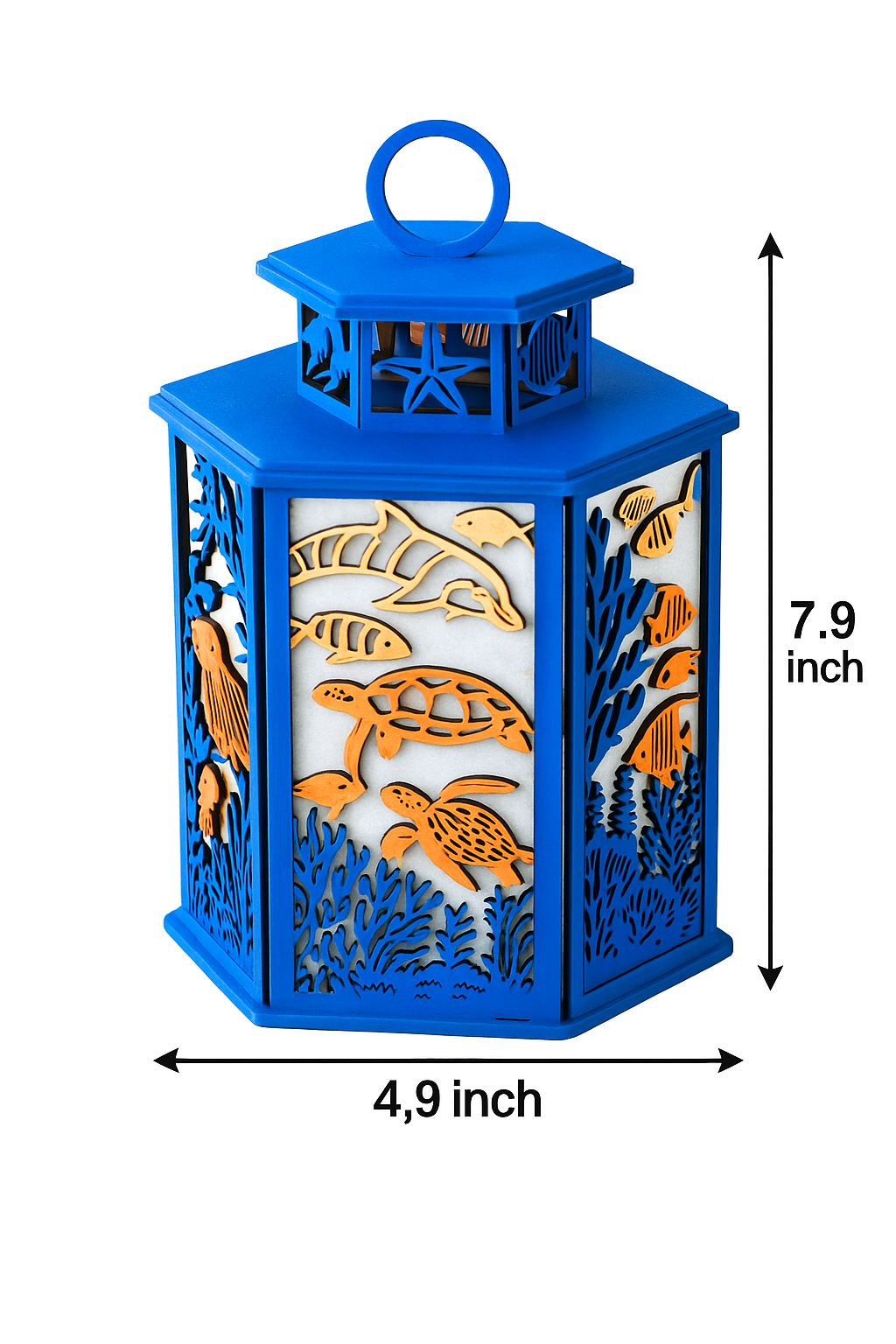 Ocean Serenity Art Lantern