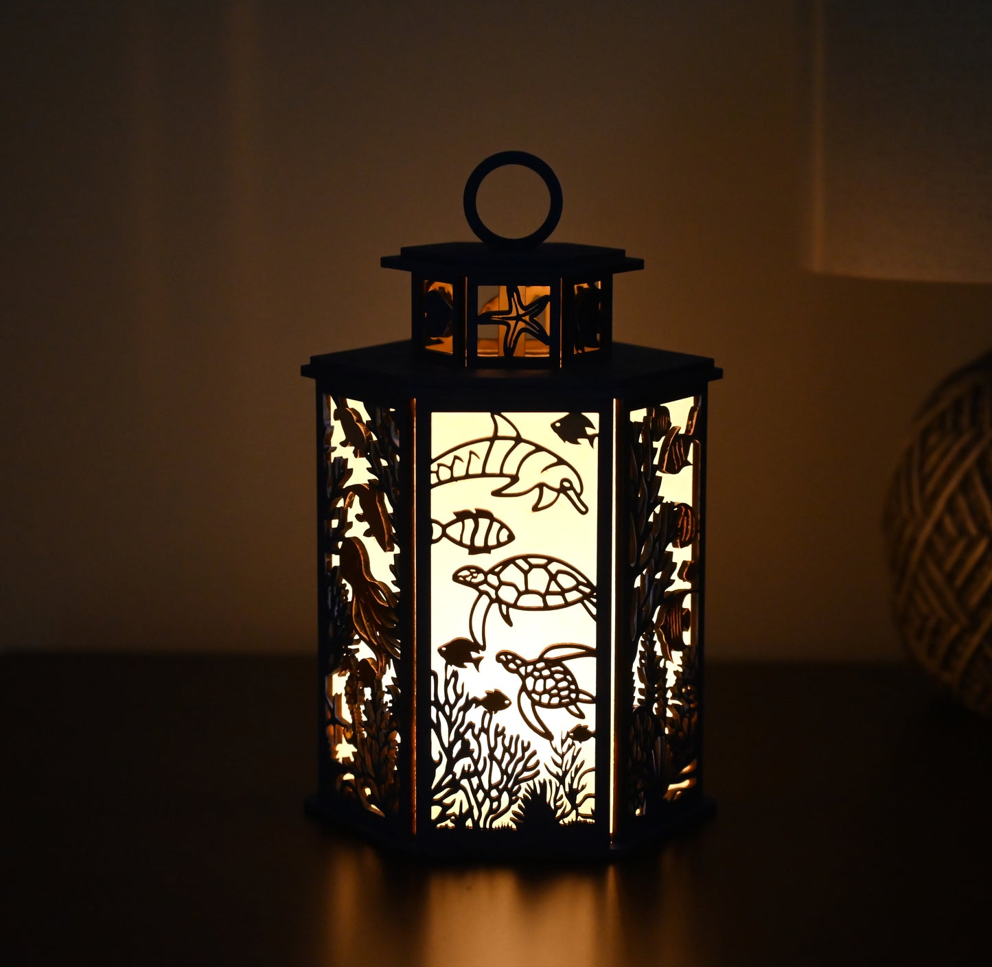 Ocean Serenity Art Lantern